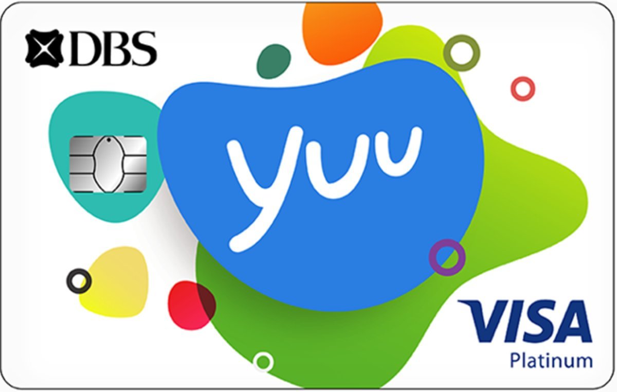 DBS yuu Visa Platinum Card, a cashback credit card with rewards on groceries, dining and partner merchants.