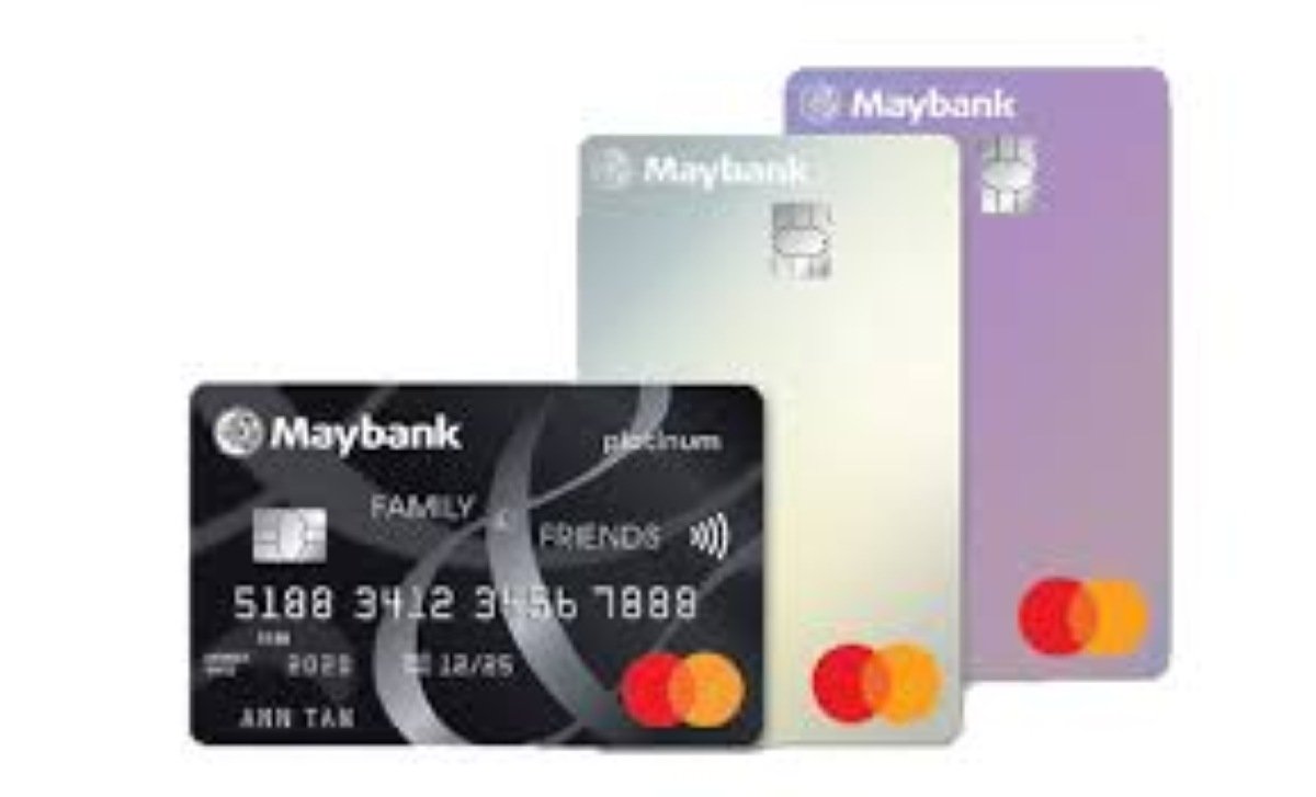 Maybank Family & Friends credit cards offering cashback rewards across selected spending categories.