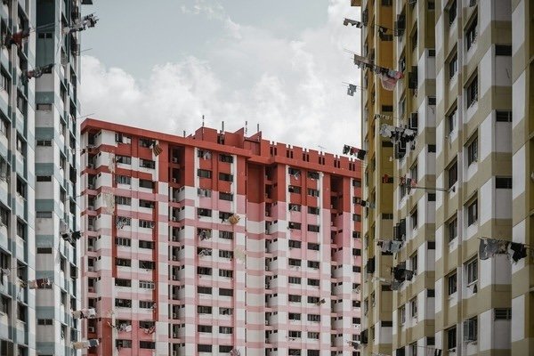 Three tall buildings