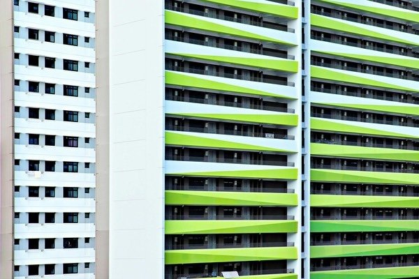 Green building facade