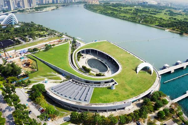 A photo of Marina Barrage