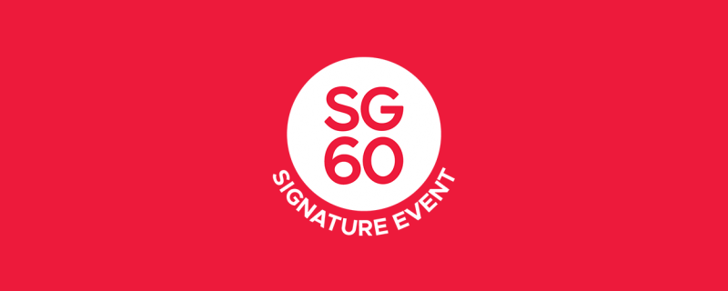 SG60 event logo