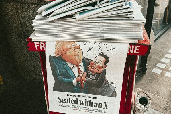 A photo of a newspaper