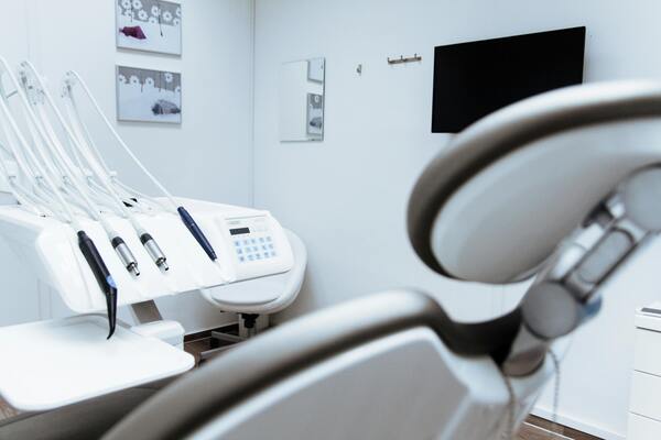 Equipment found in a dental clinic