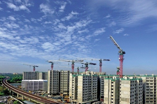 A photo of a construction site