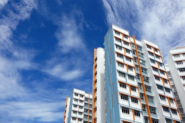 A photo of a tall building