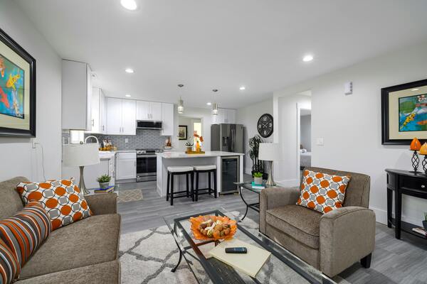 Photo of the living room's interior