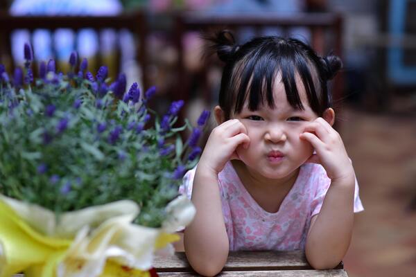 A little girl