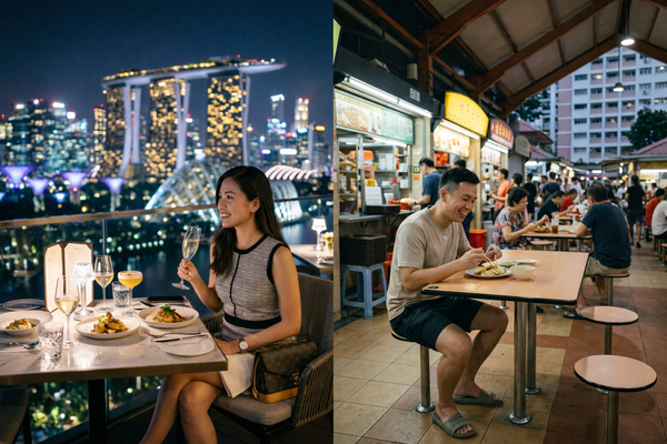 Miles vs cashback credit cards for everyday spending dining high-end vs hawker food