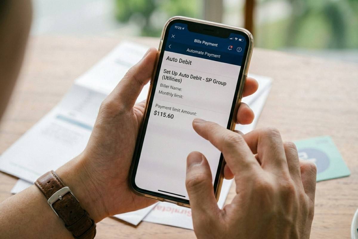 PayPal app on an iPhone, illustrating money management features for easy transactions and budgeting.