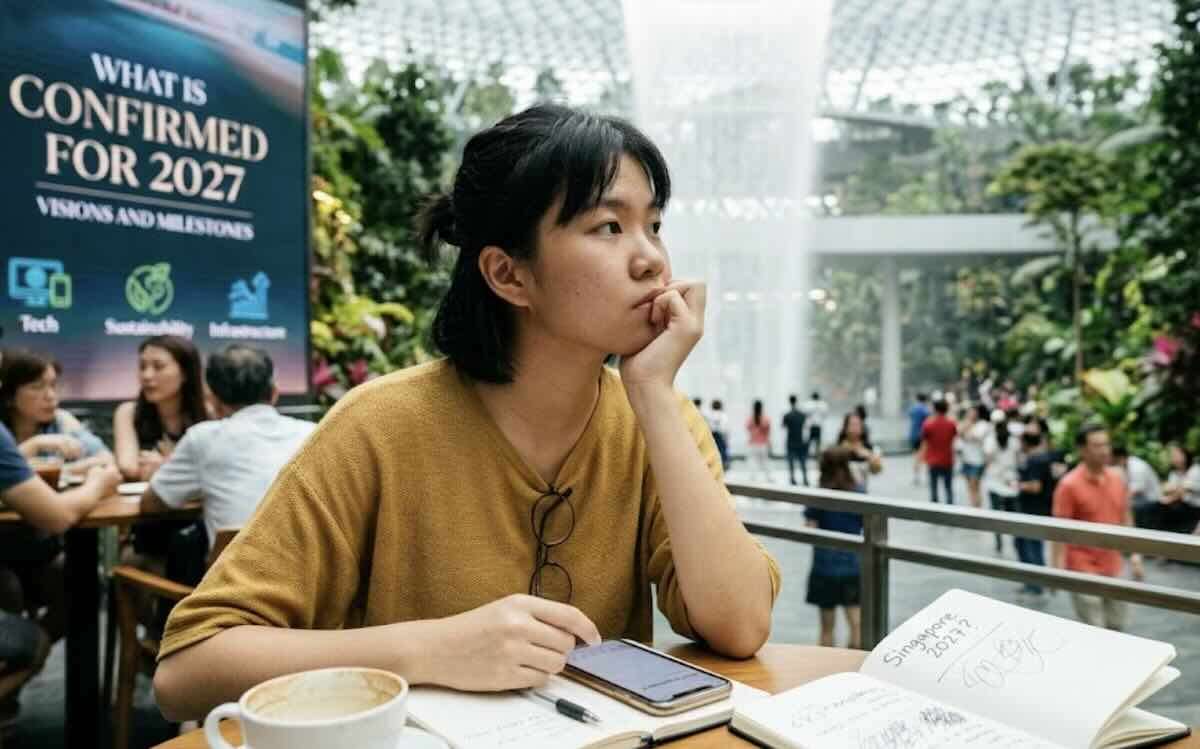 Woman planning her finances while considering the impact of the Singapore government payout 2026 on future goals